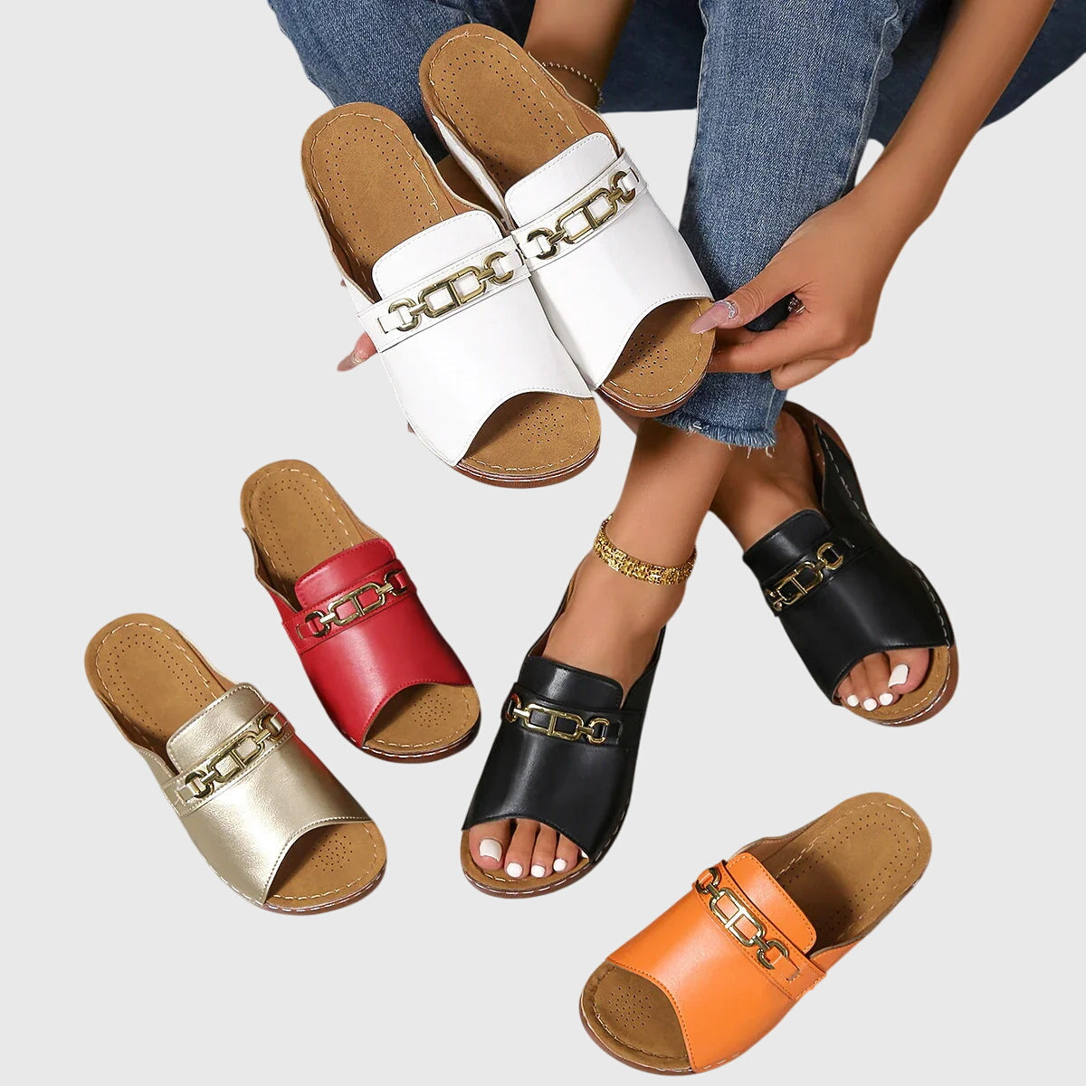 Kimberly™ | Comfy Sandals – Sharon's Sandals
